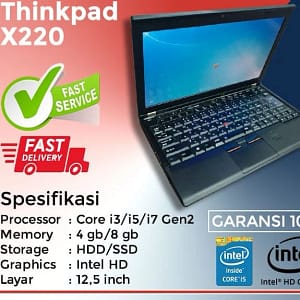Lenovo Thinkpad X220 Intel Core i3 - Second