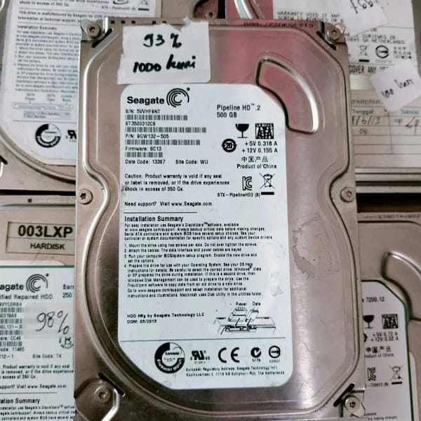HDD Internal PC/Komputer 250 GB, 320 GB, 500 GB - Second